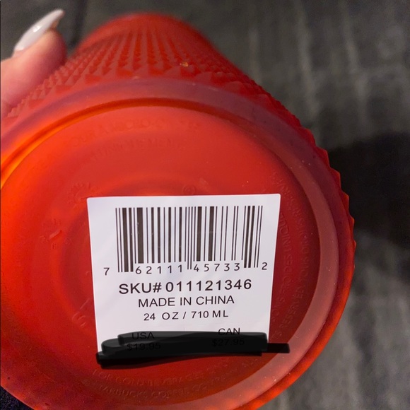 ☕️Starbucks jelly red studded tumbler - Picture 3 of 4